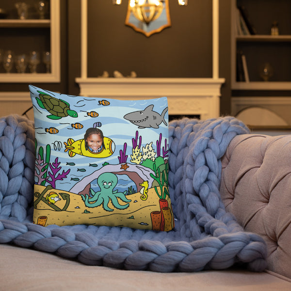 Cushion: Ocean Shark Theme