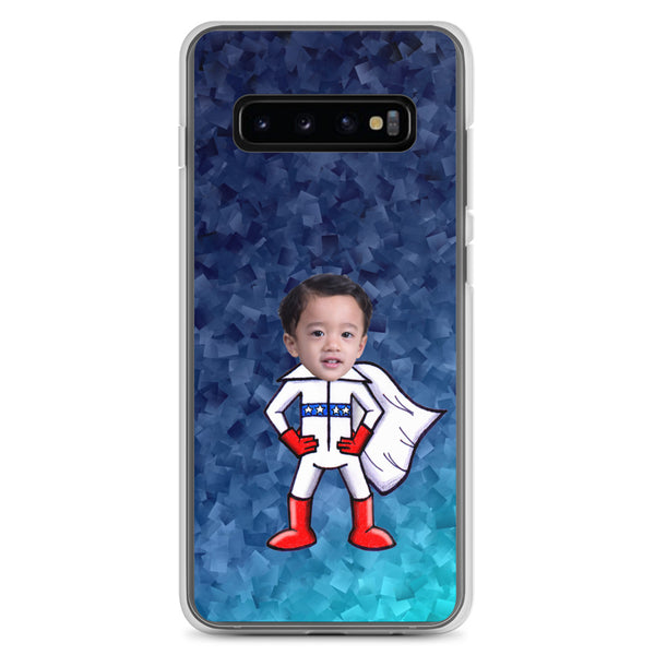 Samsung Case: Blue Superhero