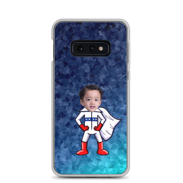 Samsung Case: Blue Superhero