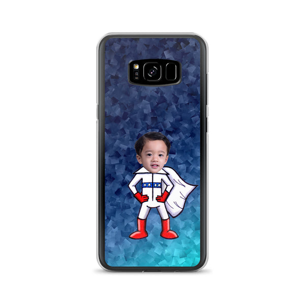 Samsung Case: Blue Superhero