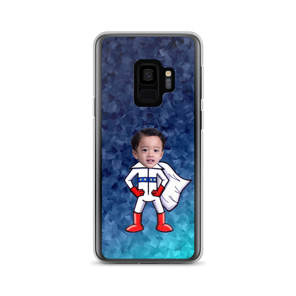 Samsung Case: Blue Superhero