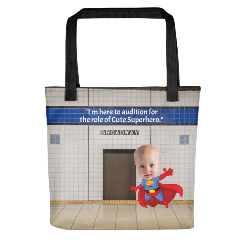 Tote Bag: Subway Superhero
