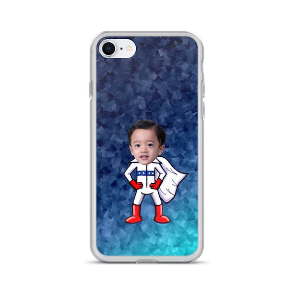 iPhone Case: Blue Superhero