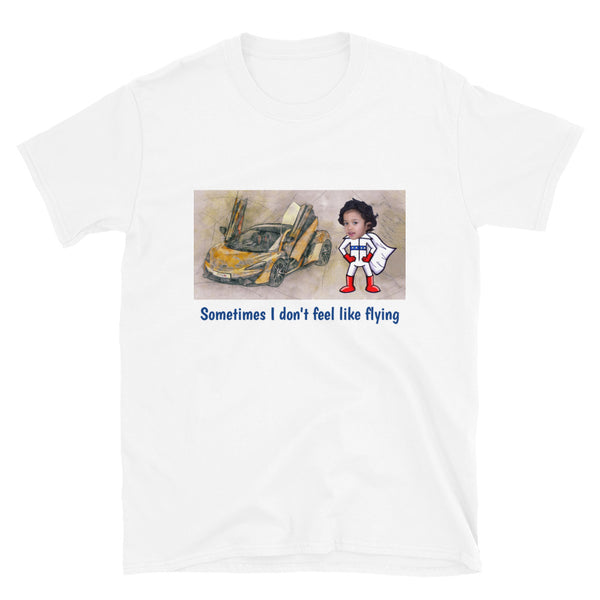 T-shirt: Superhero Race Car