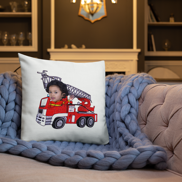 Fire Truck Pillow