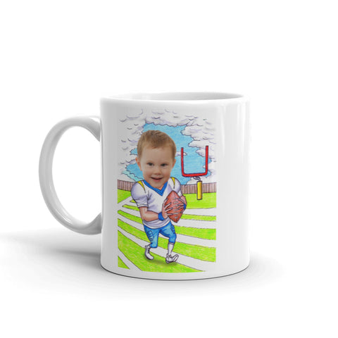Mug: Football - Custom Text