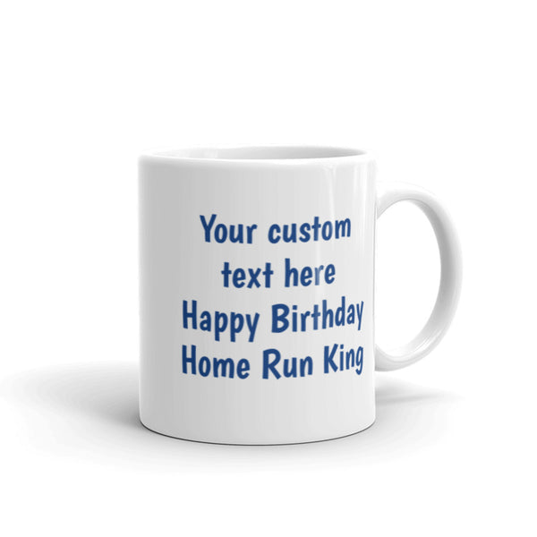 Mug: Baseball - Custom Text