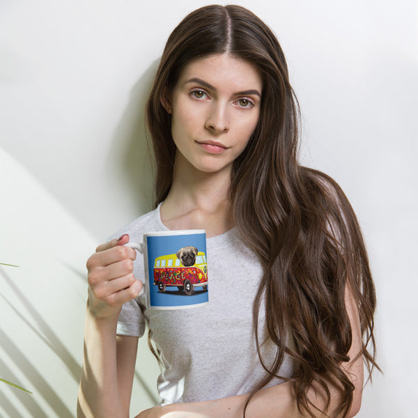 Mug: Dog Peace Wagon