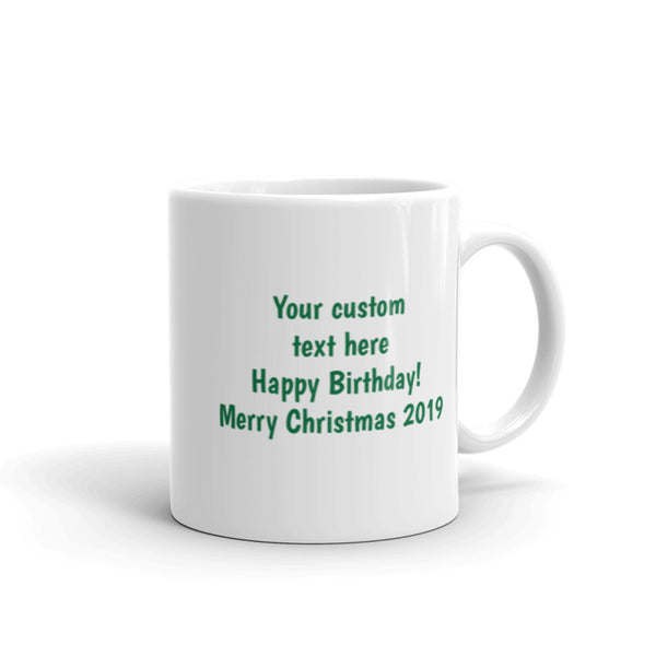 Mug: Skiing - Custom Text