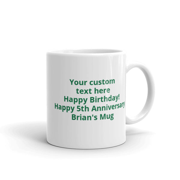 Mug: Basketball - Custom Text