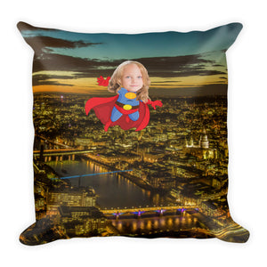 Cushion: London night Superhero
