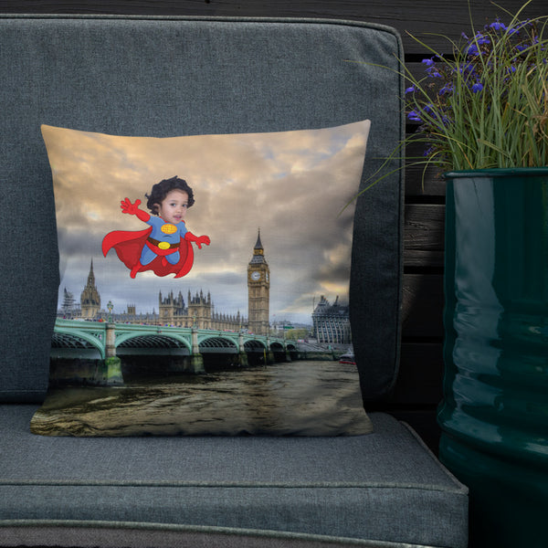 Cushion: London Superhero