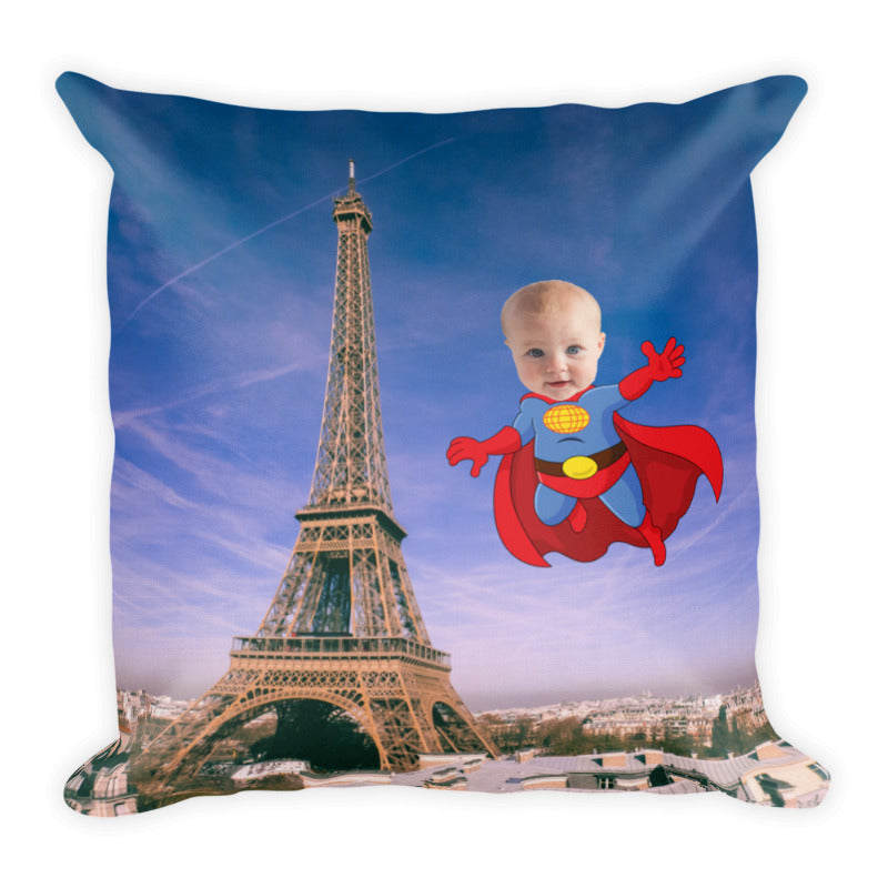Cushion: Paris Superhero