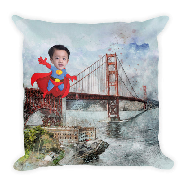 Cushion: San Francisco Superhero