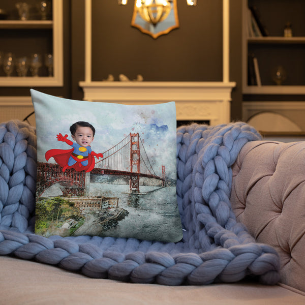 Cushion: San Francisco Superhero
