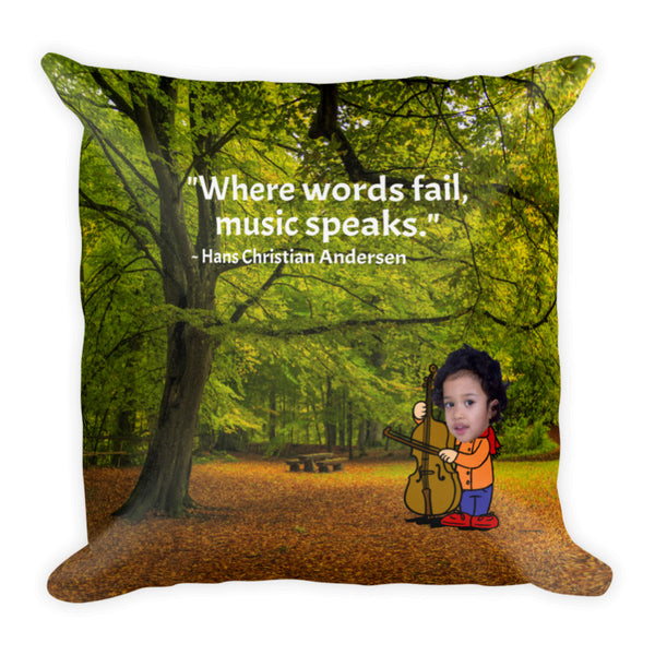 Cushion: Autumn Music