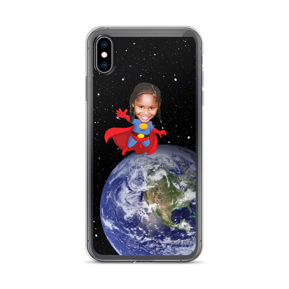 iPhone Case: Space Superhero – Happy Face Design Shop