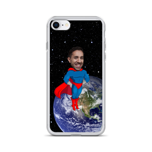 iPhone Case: Man Space Superhero