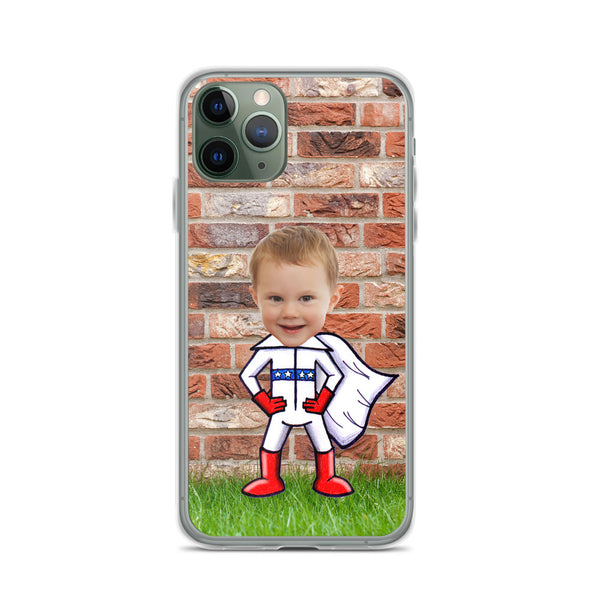 iPhone Case: Superhero Brick Wall